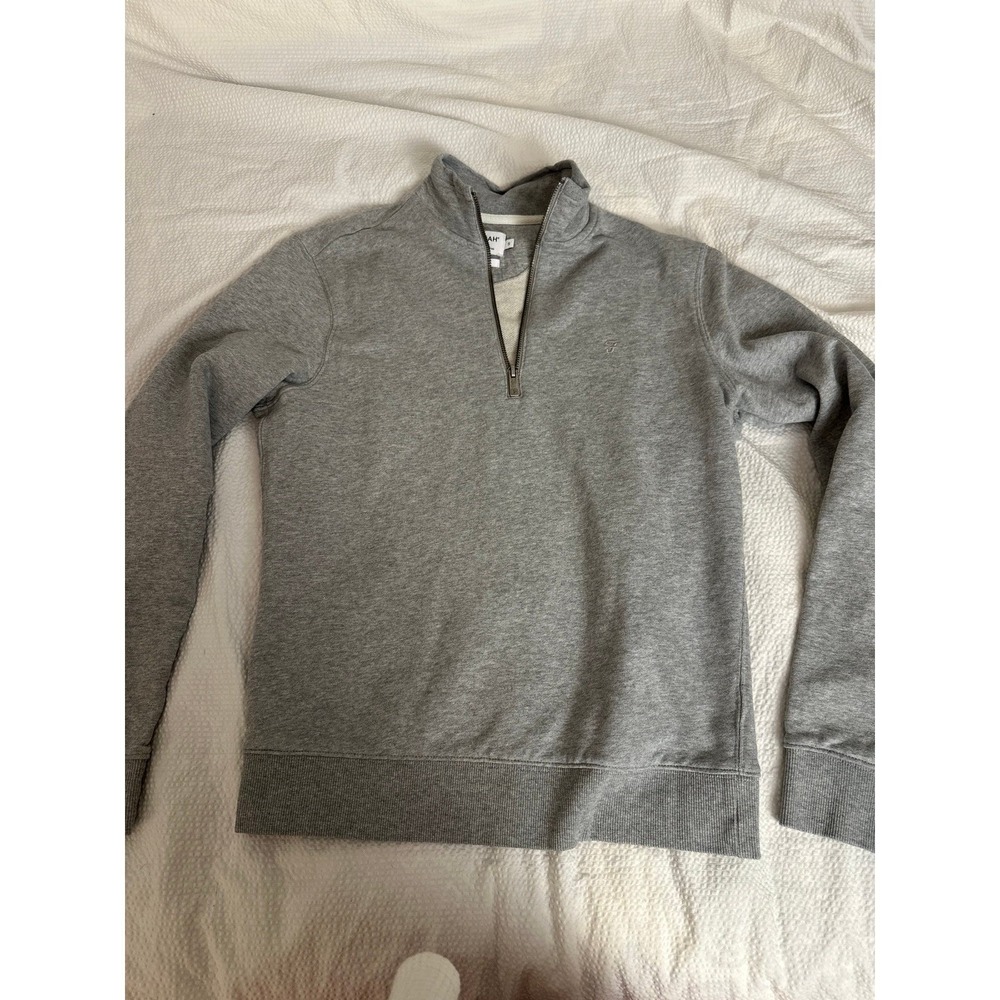 Farah 1/4 zip men's sweatshirt
